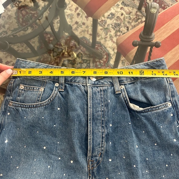 Embellished Sparkly H&M High Waisted Jeans - Picture 7 of 10